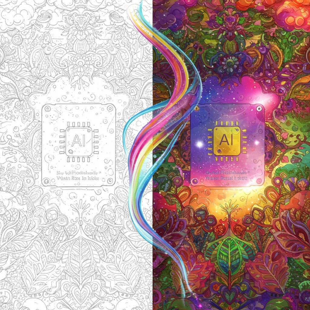 塗り絵がもっと楽しくなる！AI技術で色彩の魔法を体験