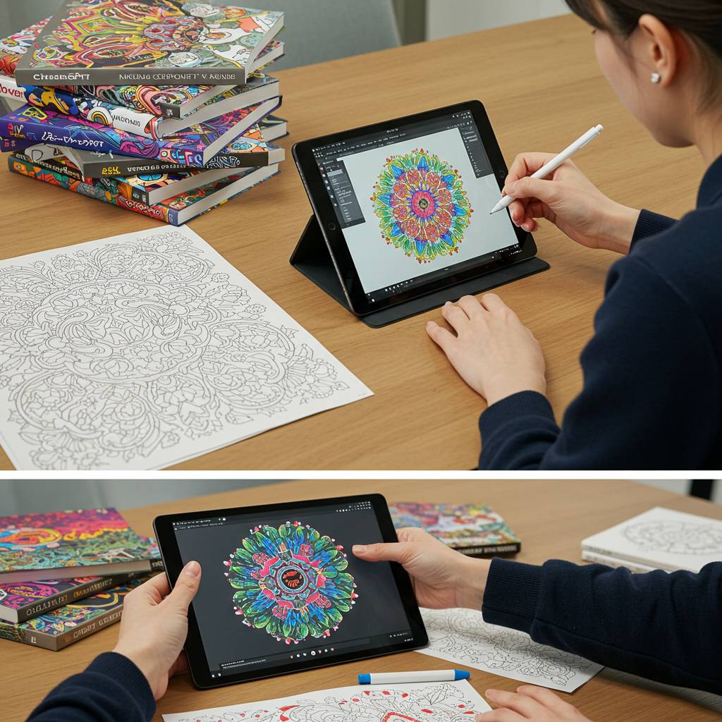 ChatGPTで作る! AIアート塗り絵が出版社から引っ張りだこに