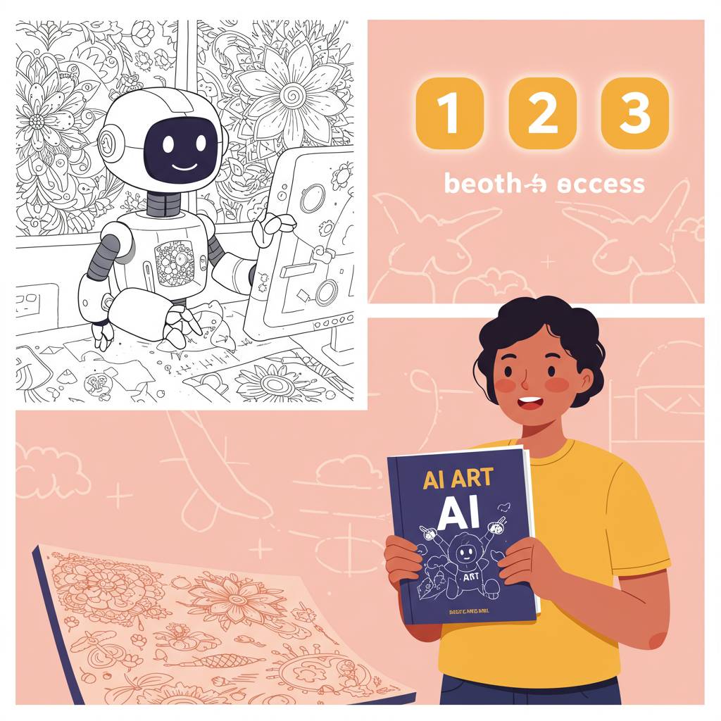 AIに塗り絵を作らせて出版、初心者でも成功した3つの法則