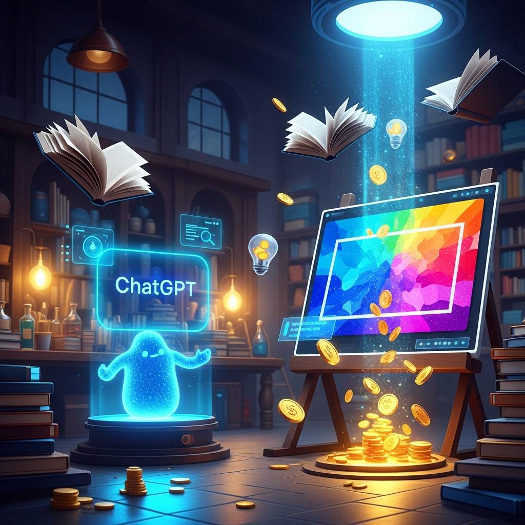 デジタル時代の錬金術｜ChatGPTと画像生成で構築する印税収入システム